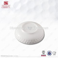 White ceramic Mini chafing cheap round butter dishes sauce plate